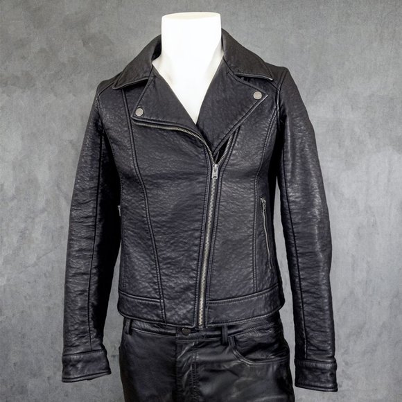 Hollister Vegan Leather Moto Jacket - Picture 3 of 15